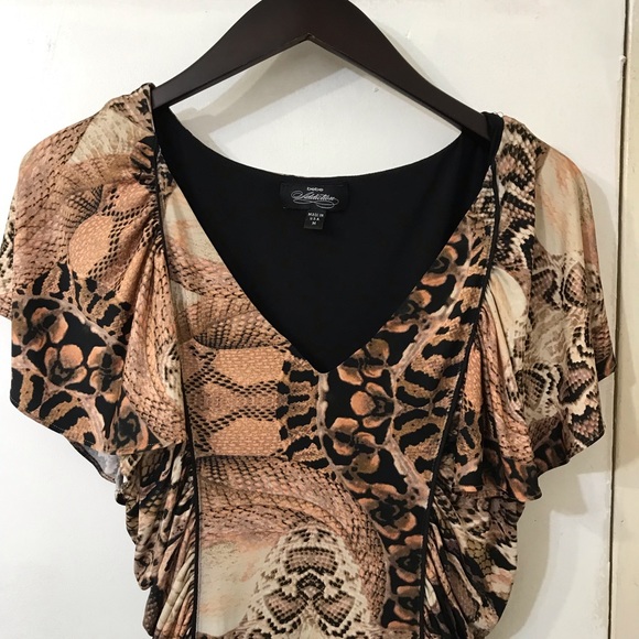 bebe Dresses & Skirts - Bebe Snake skin dress bebe Dresses & Skirts - Bebe Snake skin dress